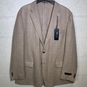 Tommy Hilfiger Men's Modern-Fit Sport Coat, Tan 48R $295
